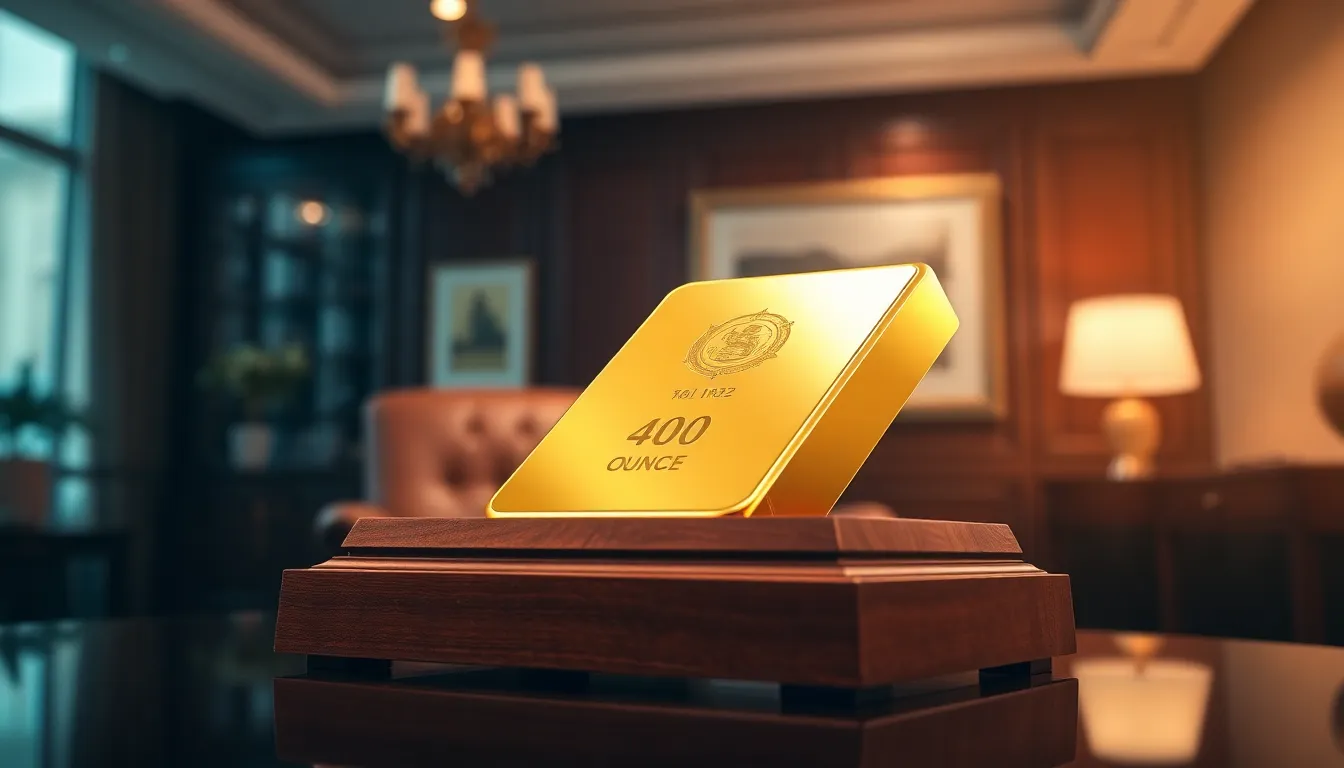 400 troy ounce gold bar